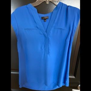 THE LIMITED BLUE BLOUSE IN SIZE SMALL